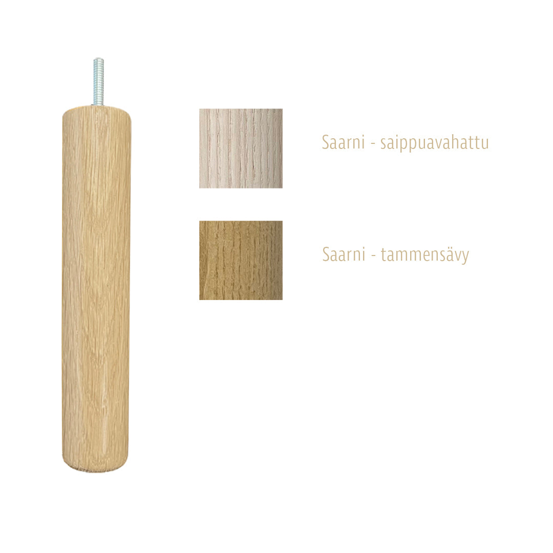 Wooden leg, 35/30 tapering downwards