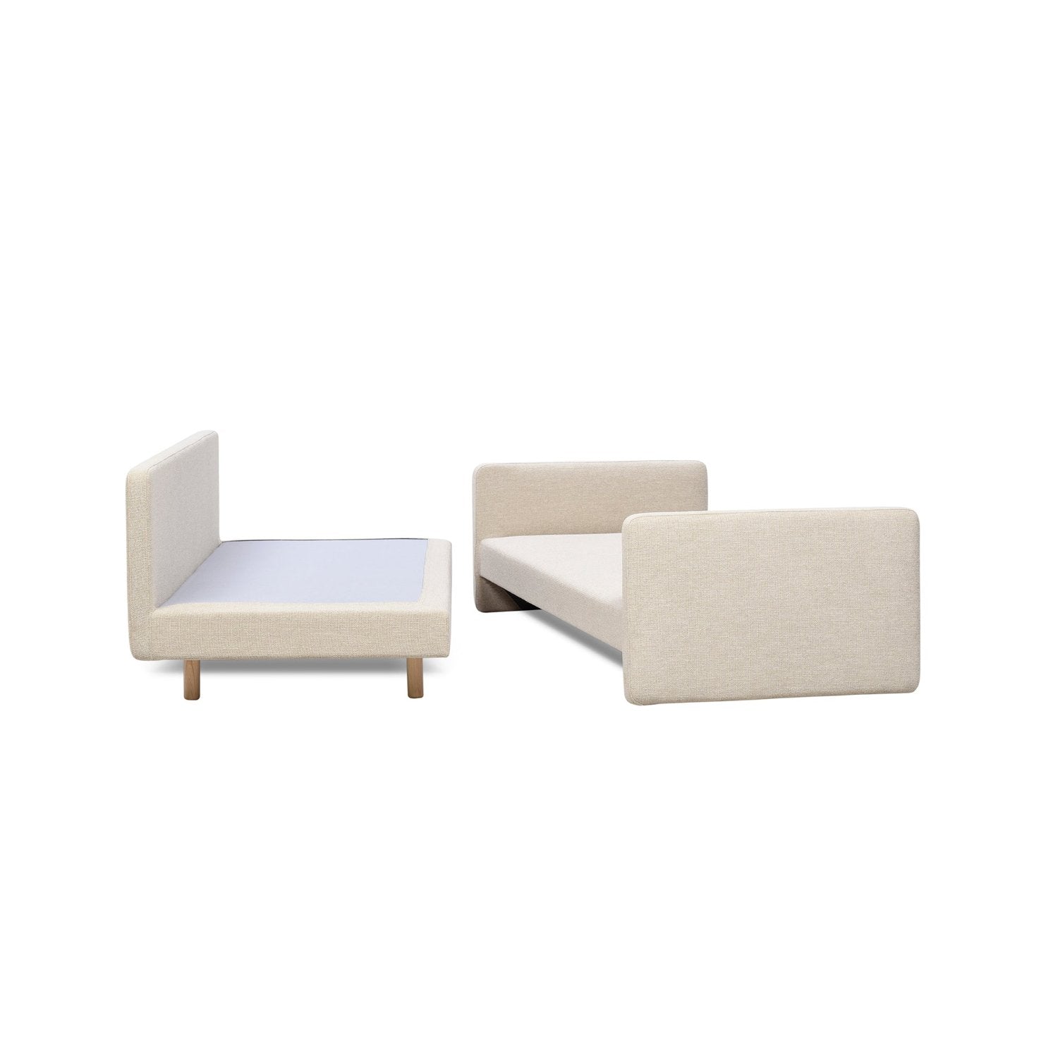 TWIN sofa bed, Leaf fabric